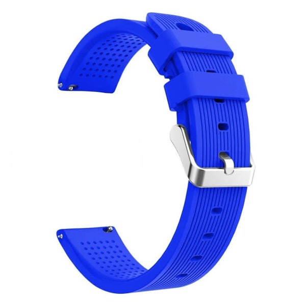 Amazfit GTS / Bip Lite randigt klockarmband i silikon - Baby Blå Blå
