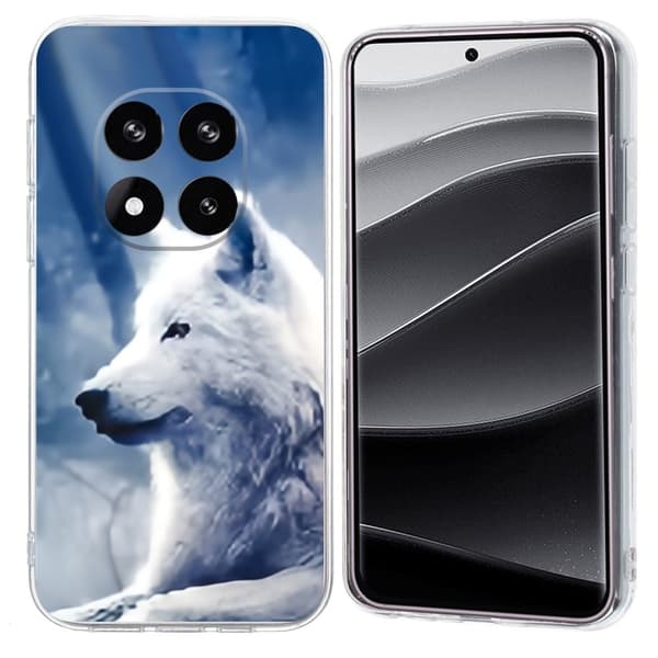 Vibe Xiaomi Redmi Note 14 Pro 5G cover - Hvid Ulv Blue