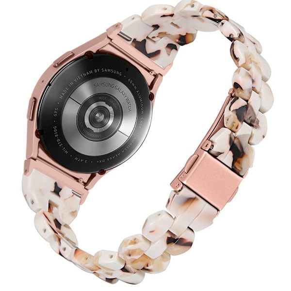 Samsung Galaxy Watch 5 / 4 klockarmband i resinstil - Nougat Brun