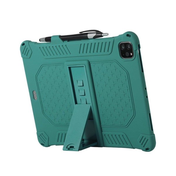 iPad Pro 11 inch (2020) / (2018) solid theme leather flip case - Grön