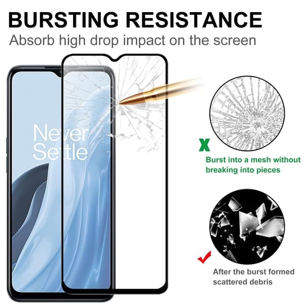 OnePlus Nord N300 kosketusherkkä ja temperoitu suojalasi Transparent