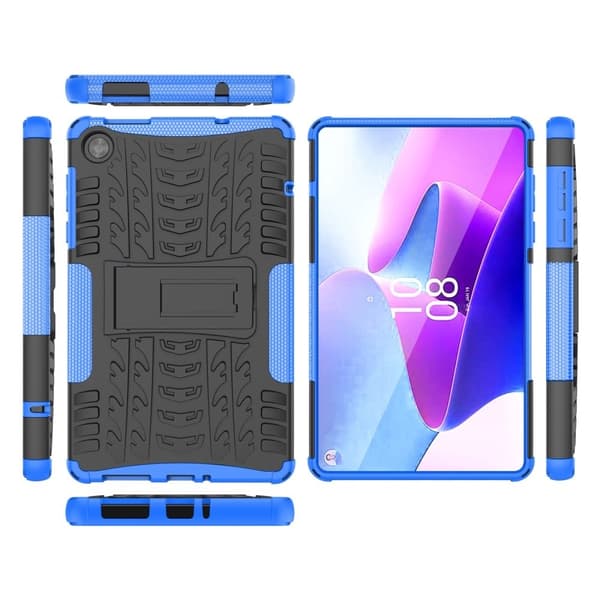 Dækmønstret kickstand-etui til Lenovo Tab M8 (Gen 4) - Blå Blue