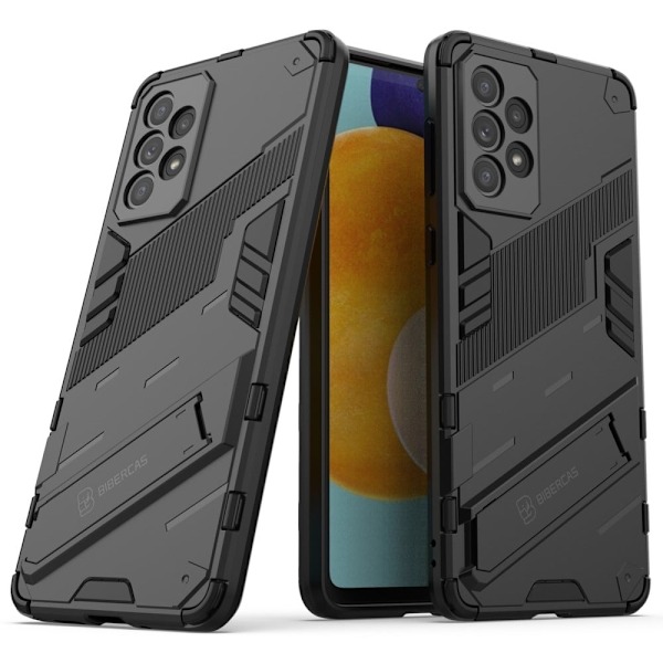 Stødsikkert hybridcover til Samsung Galaxy A73 - Sort Black