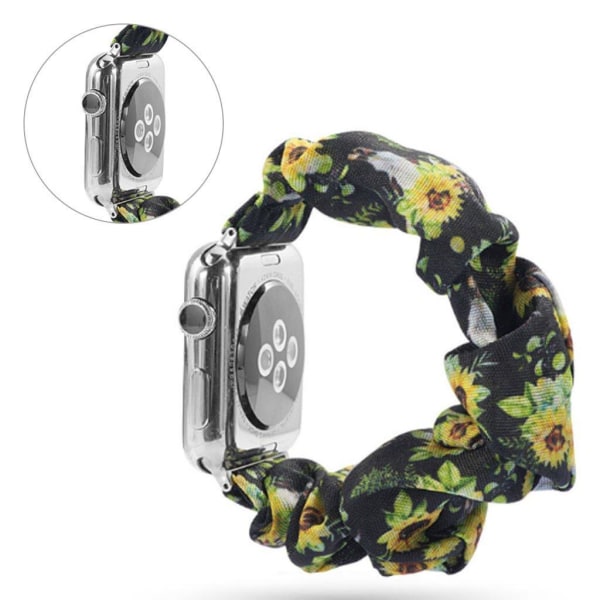 Apple Watch Series 5 44mm trasa mönster klockarmband - solros multifärg