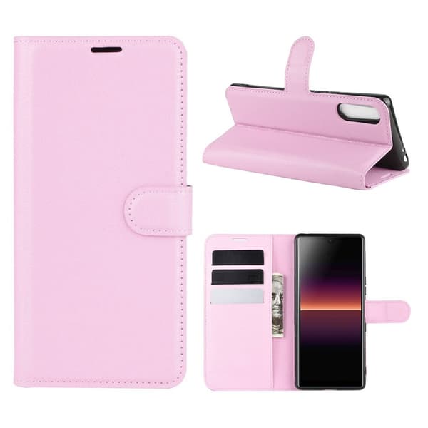 Classic Sony Xperia L4 flip etui - Rosa Pink
