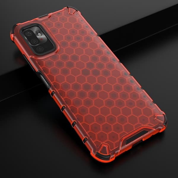 Bofink Honeycomb Xiaomi Redmi Note 10 5G skal - Röd Röd