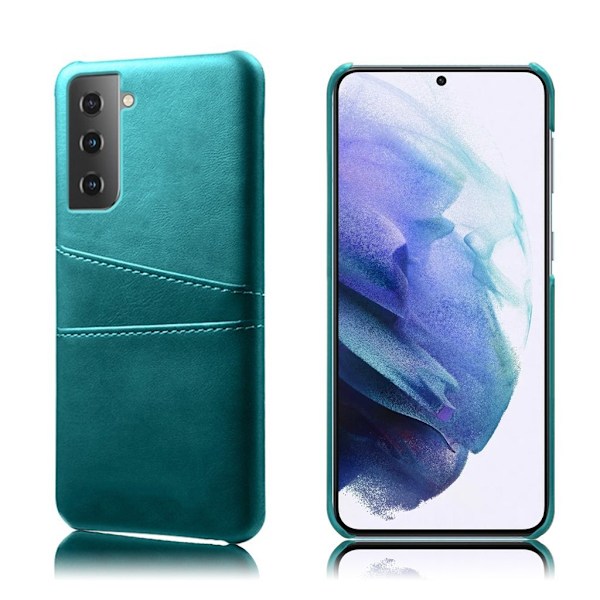 Samsung Galaxy S21 Plus 5G skal med korthållare - Grön Grön