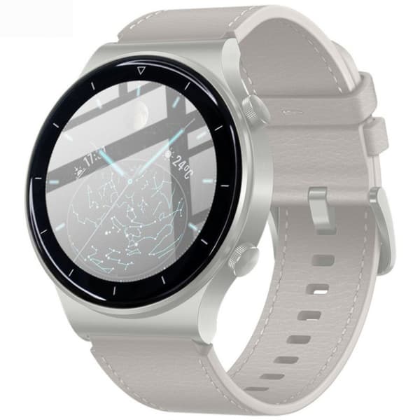 IMAK Huawei Watch 3 black-edge screen protector Transparent