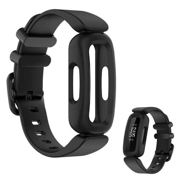 Fitbit Ace 3 / Inspire 2 integreret urrem - Sort Black
