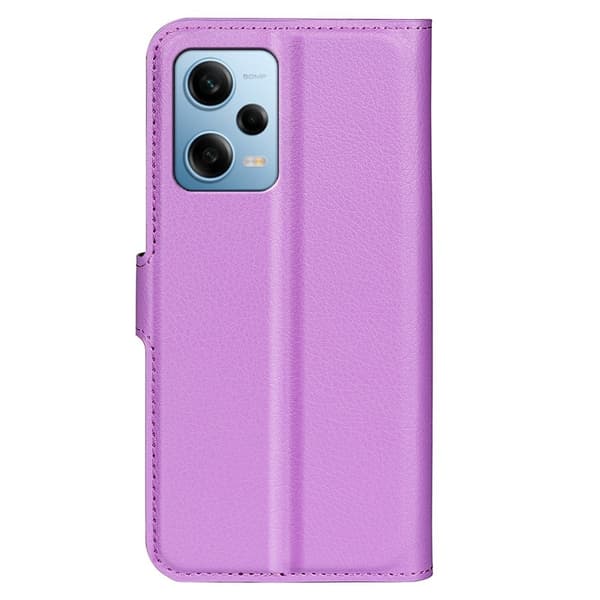 Klassisk Xiaomi Redmi Note 12 Pro Flip Etui - Lilla Purple