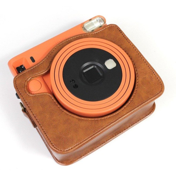 Fujifilm Instax Square SQ1 leather case - Brown Brun