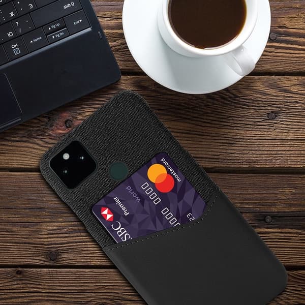 Bofink Google Pixel 5a Kort Cover - Sort Black