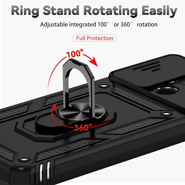 Bofink Combat Xiaomi Redmi 10C skal - Svart Svart