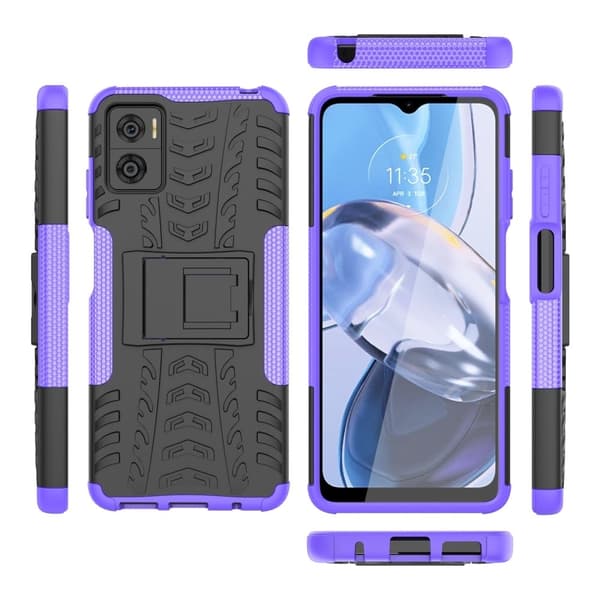 Offroad Etui Motorola Moto E22 - Lilla Purple
