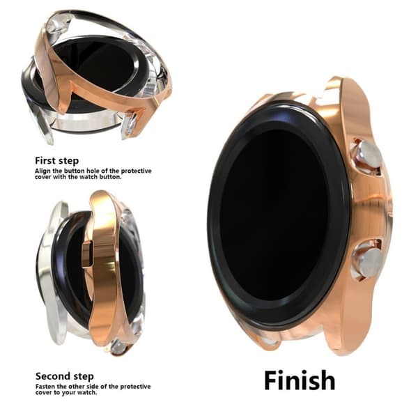 Samsung Galaxy Watch 3 (41mm) elektropläteringsram - Roséguld Rosa