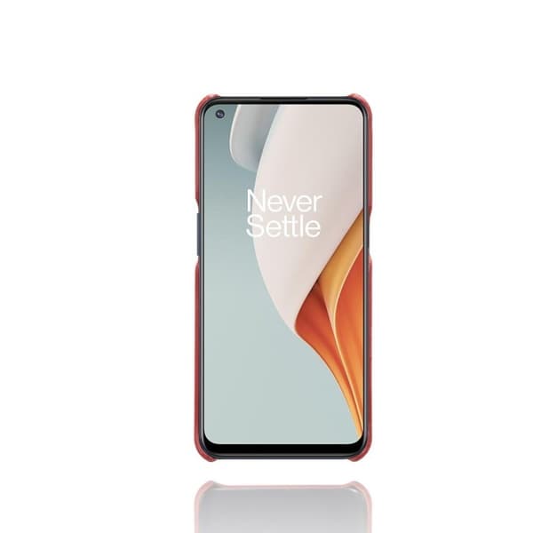 Dual Card Etui OnePlus Nord N100 - Rød Red