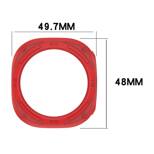 Samsung Galaxy Watch Ultra 47mm Anti-Collision Flexibelt klockfodral Ihåligt Skyddsram - Midnattsblå Blå