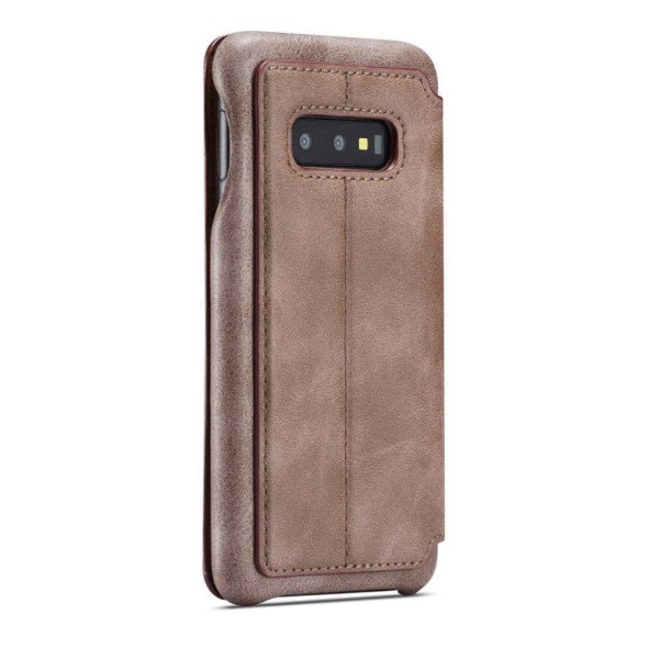 LC.IMEEKE Samsung Galaxy S10e flip case - Kahvi Brown