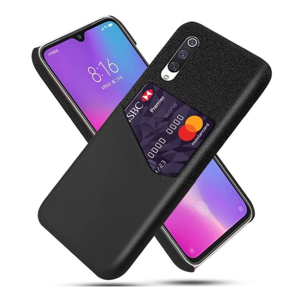 Bofink Xiaomi Mi 9 Lite card Card cover - Sort Black