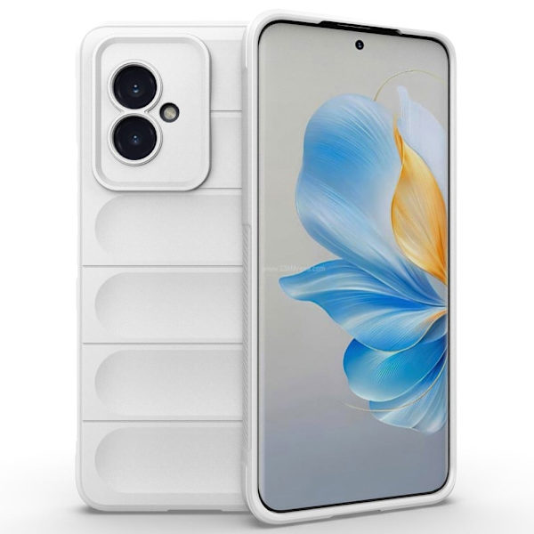 Mjukt greppformat Honor 100 skal - Vit Vit