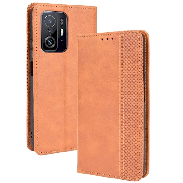 Bofink Vintage Xiaomi 11T / 11T Pro Læder Etui - Brun Brown