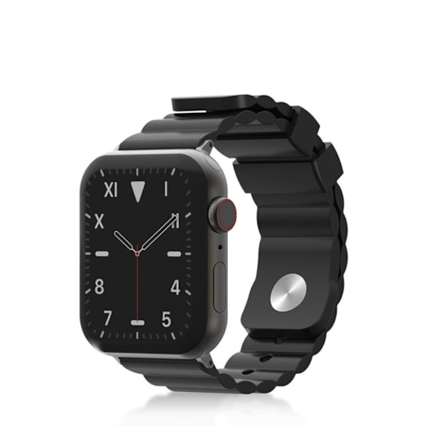 Apple Watch Series 5 / 4 40mm cool silikoneurrem - Sort Black
