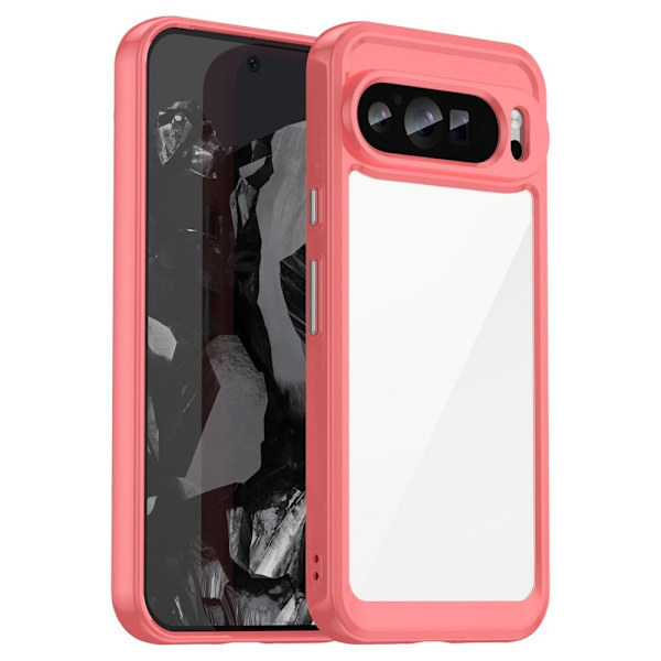Google Pixel 9 Pro XL smart akryldeksel - Rød Red