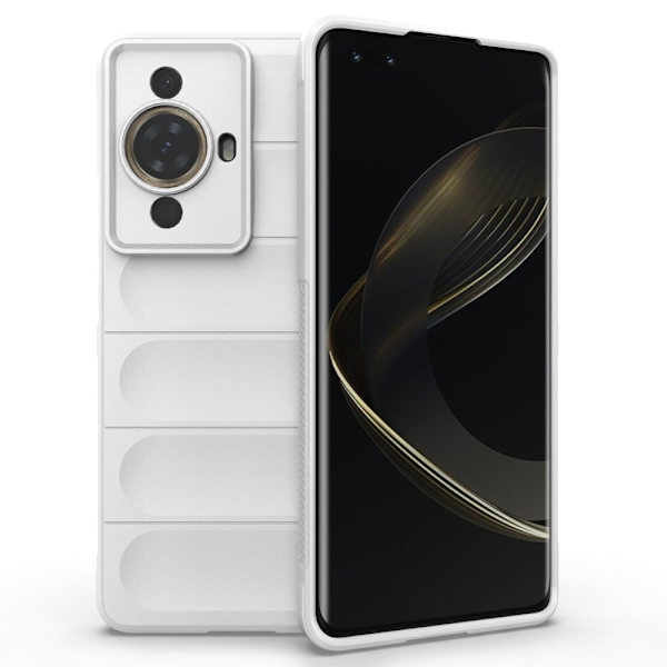 Mjukt greppformat Huawei Nova 11 Pro / Huawei Nova 11 Ultra skal - Silver/Grå Silvergrå