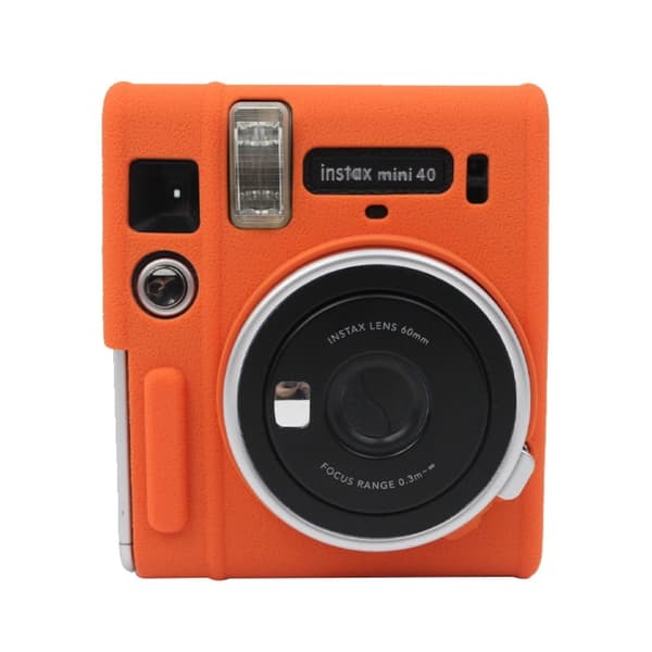 Fujifilm Instax Mini 40 silikonisuojus - Oranssi Orange