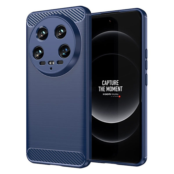 Carbon Flex Xiaomi 14 Ultra cover - Blå Blue