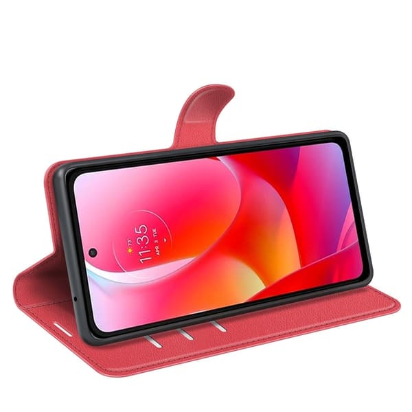 Classic Motorola Moto G Power (2022) Flippetui - Rød Red