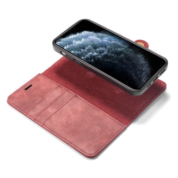 DG.Ming iPhone 13 Mini 2-in-1 Lommebok Etui - Rød Red