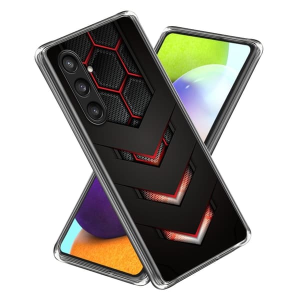 Deco Samsung Galaxy A25 cover - Geometrisk Kraft Black