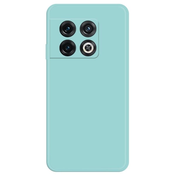 Beveled anti-drop rubberized cover for OnePlus 10 Pro - Cyan Grön