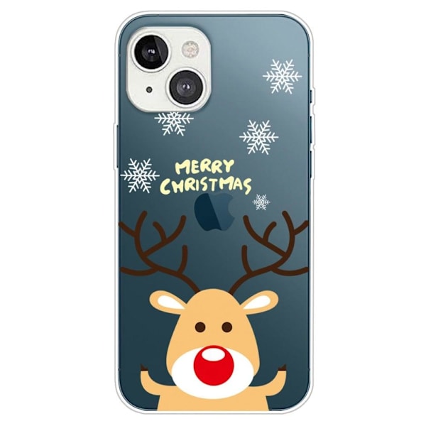 Julfodral till iPhone 14 - Hjort Brun