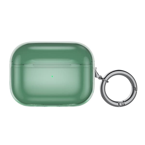 AirPods Pro 2 -puhdas värikotelo soljella - Läpinäkyvä Vihreä Green