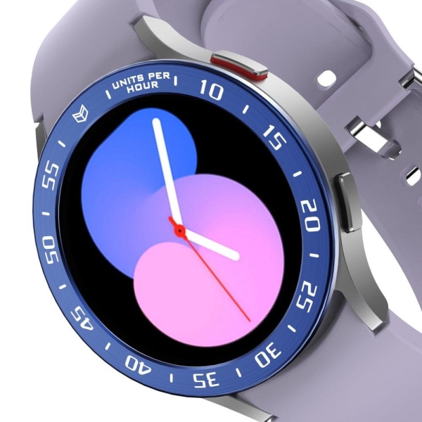 Samsung Galaxy Watch 5 Pro watch bezel - Blue Ring White Letters Blå