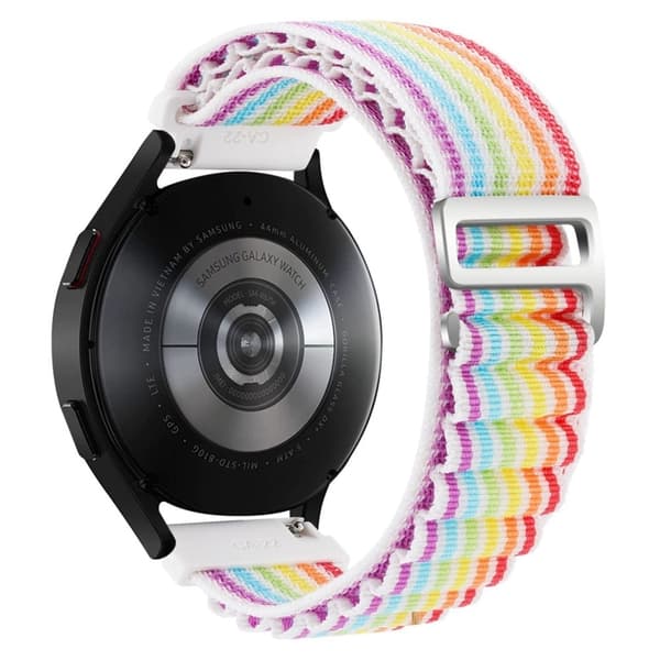20 mm universal nylon-urrem - Farverig Multicolor