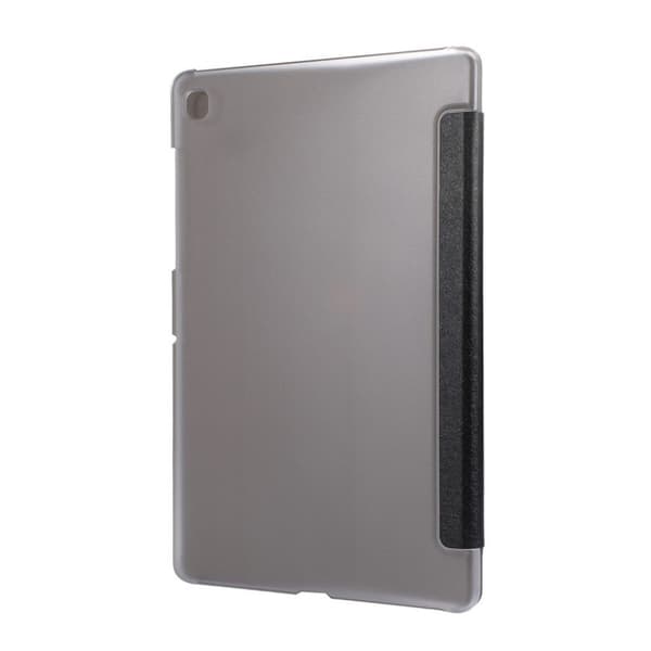 Samsung Galaxy Tab A7 10.4 (2020) Silk Trippelt Lær Flippetui - Svart Black