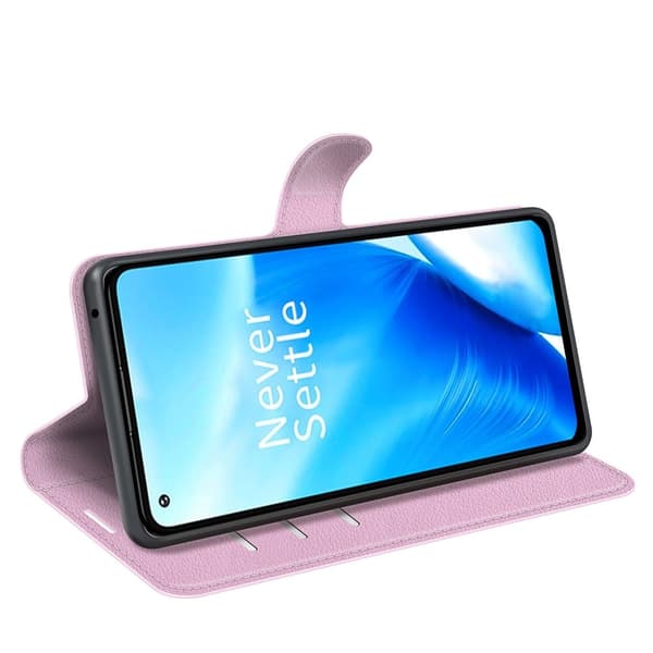 Classic OnePlus Nord N20 5G Flip Etui - Lyserød Pink