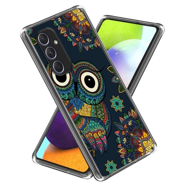 Deco Samsung Galaxy A54 skal - Uggla multifärg
