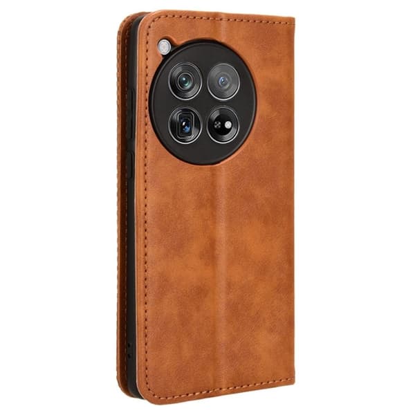Bofink Vintage OnePlus Ace 3 / OnePlus 12R nahkakotelo - Ruskea Brown