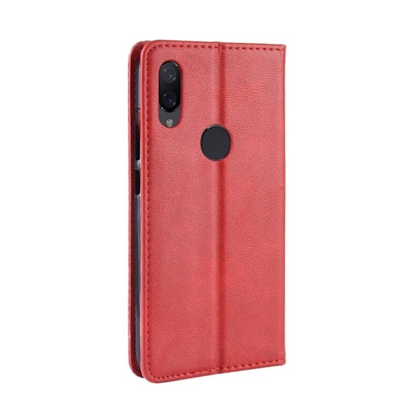 Bofink Vintage Xiaomi Redmi Note 7 / Xiaomi Redmi Note 7S / Xiaomi Redmi Note 7 Pro nahkakotelo - Punainen Red