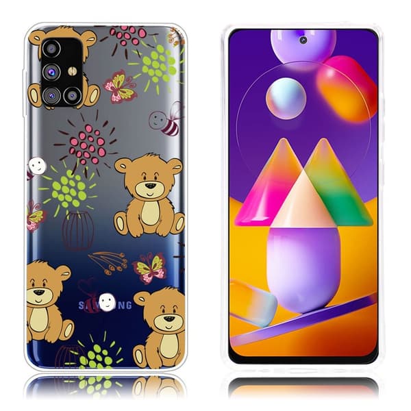 Deco Samsung Galaxy M31s cover - Brun Brown