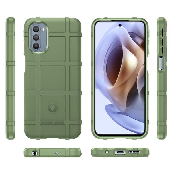 Rugged Shield Etui Motorola Moto G41 / G31 - Grøn Green