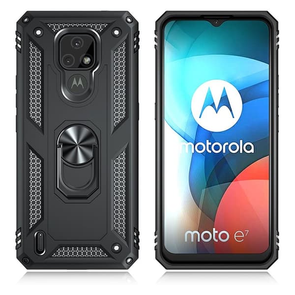 Bofink Combat Motorola Moto E7 Suojakotelo - Musta Black