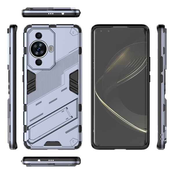 Stødsikker Hybrid Cover med A Moderne Touch til Huawei Nova 11 - Mørkeblå Blue
