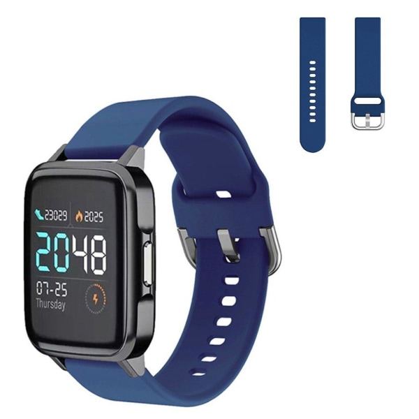 Haylou SmartWatch comfort silicone watch band - Dark Blue Size: Blue
