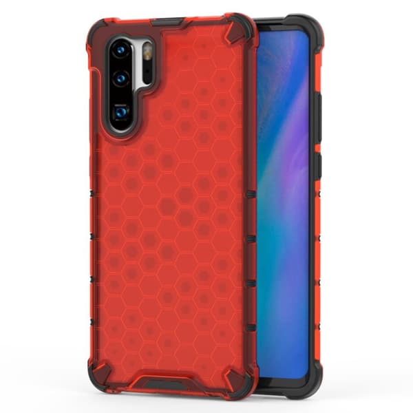 Bofink Honeycomb Huawei P30 Pro kuoret - Punainen Red