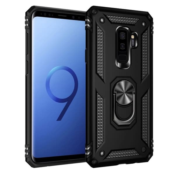 Bofink Combat Samsung Galaxy S9 Plus deksel - Svart Black